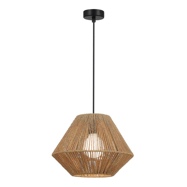 SLE6025-603-01 Светильник подвесной бежевый/черный E27 1*40W ETTAN — изображение 2