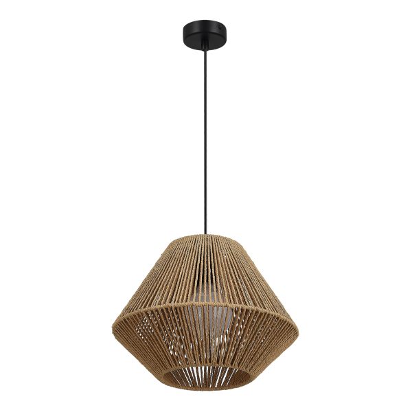 SLE6025-603-01 Светильник подвесной бежевый/черный E27 1*40W ETTAN — изображение 3