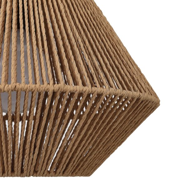 SLE6025-603-01 Светильник подвесной бежевый/черный E27 1*40W ETTAN — изображение 5