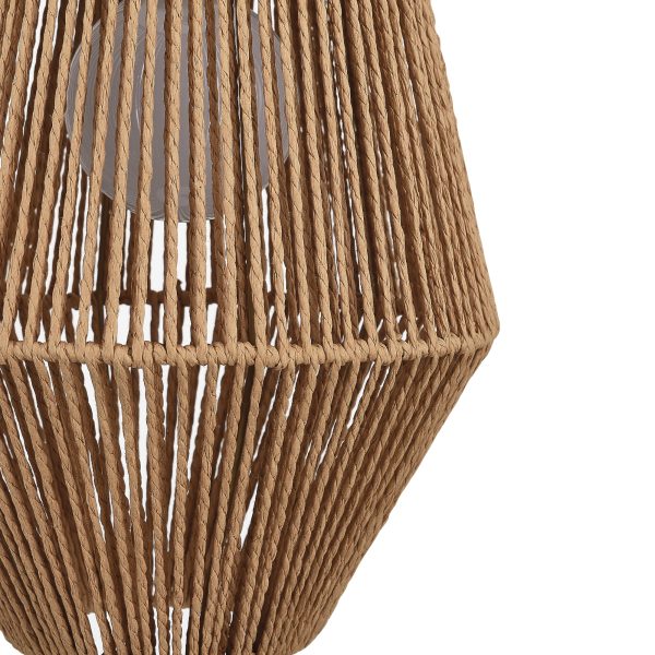 SLE6025-613-01 Светильник подвесной бежевый/черный E27 1*40W ETTAN — изображение 5