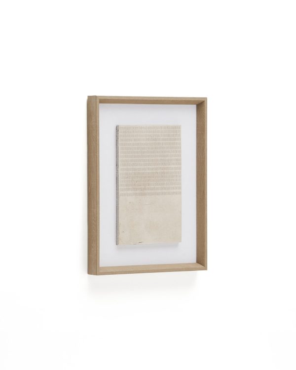 Sormina Картина с коричневыми полосками вверху 30 х 40 см — изображение 3