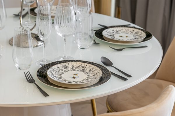 SR4000070 Стакан для воды 580мл прозр. с полосками набор 2 шт. — изображение 3