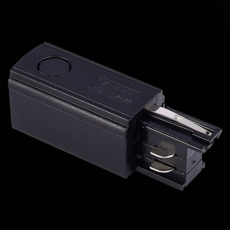 ST030.409.10R Правый Токоподвод для трехфазного шинопровода ST-Luce Черный TRACE