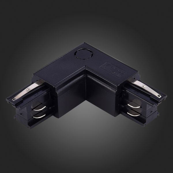 ST030.409.15L Угловой токоподвод левый для трехфазного шинопровода ST-Luce Черный TRACE — изображение 2