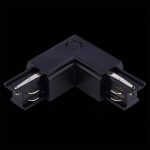 ST030.409.15R Угловой токоподвод правый для трехфазного шинопровода ST-Luce Черный TRACE