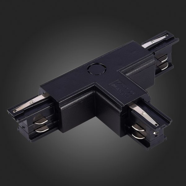 ST030.409.16R1 Т-образный токоподвод правый 1 для трехфазного шинопровода ST-Luce Черный TRACE — изображение 2