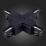 ST030.409.17 Х-образный токоподвод для трехфазного шинопровода ST-Luce Черный TRACE — изображение 2