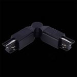 ST030.409.18 Поворотный угол для трехфазного шинопровода ST-Luce Черный TRACE