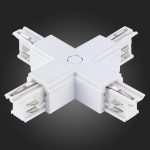 ST030.509.17 Х-образный токоподвод для трехфазного шинопровода ST-Luce Белый TRACE — изображение 2