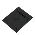 ST1005.469.00 Заглушка к магнитному шинопроводу (2шт) ST-Luce Черный SKYLINE 48