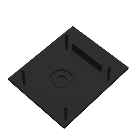 ST1005.469.00 Заглушка к магнитному шинопроводу (2шт) ST-Luce Черный SKYLINE 48