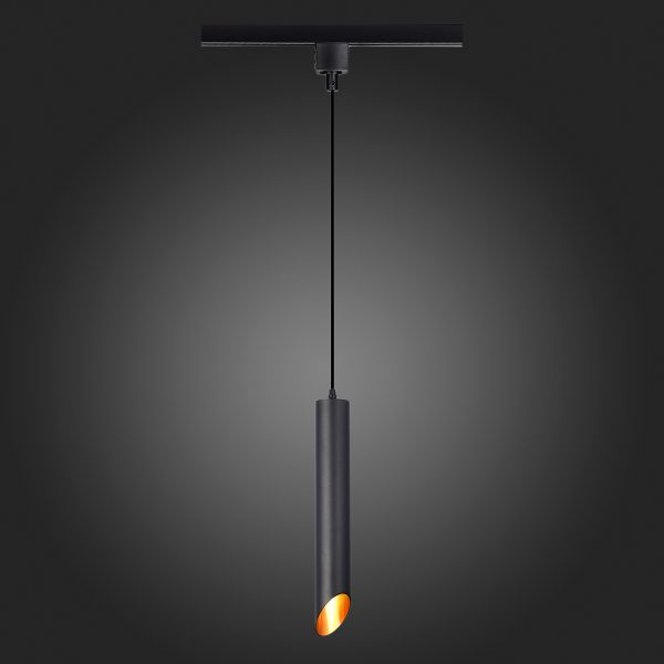 ST152.416.01 Светильник трековый Черный GU10 1*50W IP20 D60xH400 220V Без ламп BASE — изображение 2