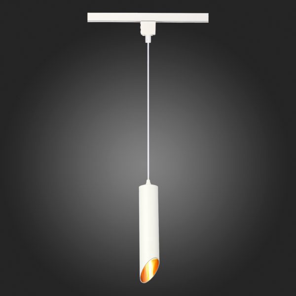 ST152.506.01 Светильник трековый Белый GU10 1*50W IP20 D60xH300 220V Без ламп BASE — изображение 2