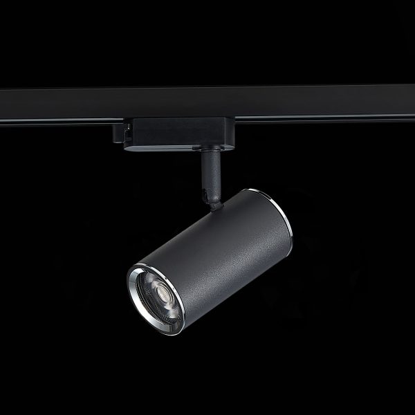 ST301.406.01 Св-к трек. Черный GU10 1*50W  IP20 L104xW54xH111 220V Без ламп BASE — изображение 3