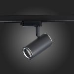 ST301.406.01 Св-к трек. Черный GU10 1*50W  IP20 L104xW54xH111 220V Без ламп BASE — изображение 4