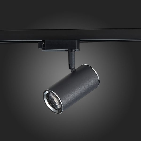 ST301.406.01 Св-к трек. Черный GU10 1*50W  IP20 L104xW54xH111 220V Без ламп BASE — изображение 4