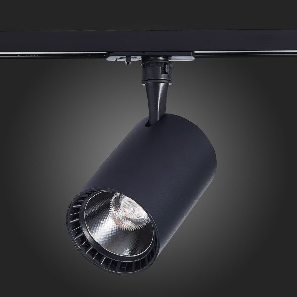 ST351.436.20.36 Св-к трек. Черный LED 1*20W 3000K 1 800Lm Ra?90 36° IP20 L118xW78xH174 100-240V BASE — изображение 4