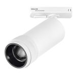 ST385.546.10 Св-к трек. Zoom Белый LED 1*10W 4000K 900Lm Ra 10-55° IP20 D55xH125 220V BASE