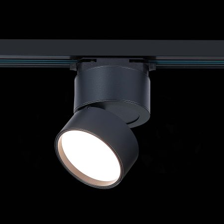 ST651.436.09 Св-к трек. Черный LED 1*9W 3000K 720Lm Ra>90 120° IP20 D85xH122 170-240VV BASE