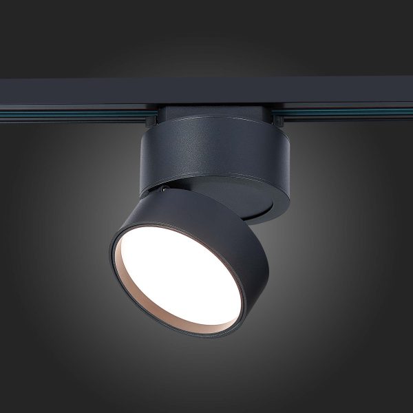 ST651.436.14 Св-к трек. Черный LED 1*14W 3000K 1 100Lm Ra>90 120° IP20 D104xH128 170-240VV BASE — изображение 2