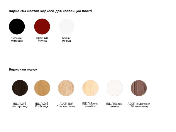 Стеллаж Board малый черный, индийский эбонит — изображение 3