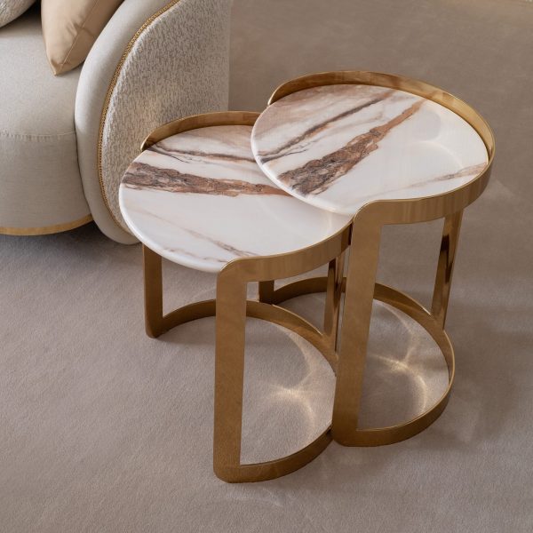 Стол кофейный Хилтон в комплекте 3 стола — изображение 4