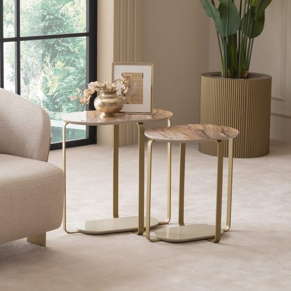 Стол кофейный Массимо в комплекте 2 столика — изображение 2