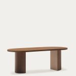 Стол Nealy с ореховым шпоном в натуральной отделке