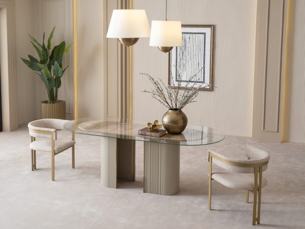 Стол обеденный Массимо 180 см стекло — изображение 3