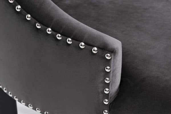 Стул 236 велюр серый Riv96 63*56*98см — изображение 3