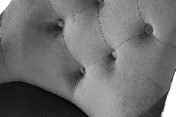 Стул 236 велюр серый Riv96 63*56*98см — изображение 4