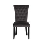 Стул 597 велюр серый Riv96 98*101*88см