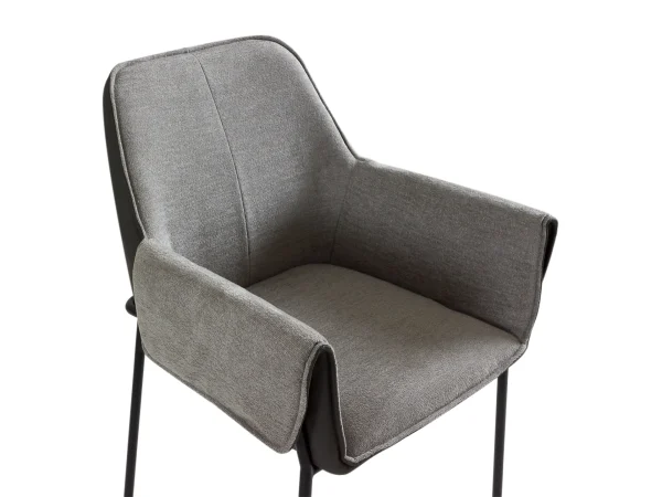 Стул Minotti темно-серый, светло-серый — изображение 4