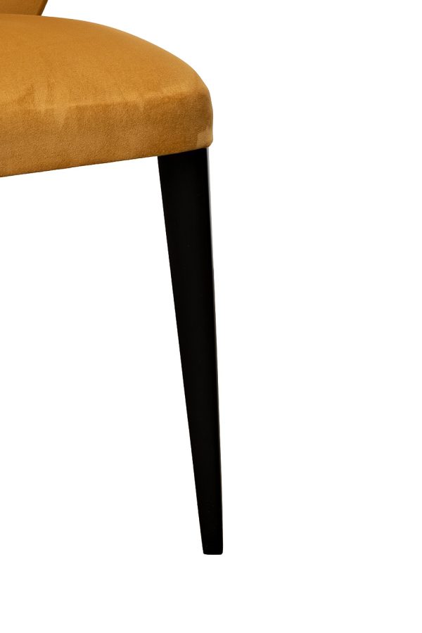 Стул Unico горчичный велюр Colt022-Orang 50*47*81см — изображение 5