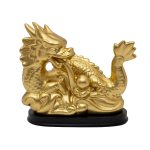 TB1619 Статуэтка "Дракон" цвет золото 19*9*16см