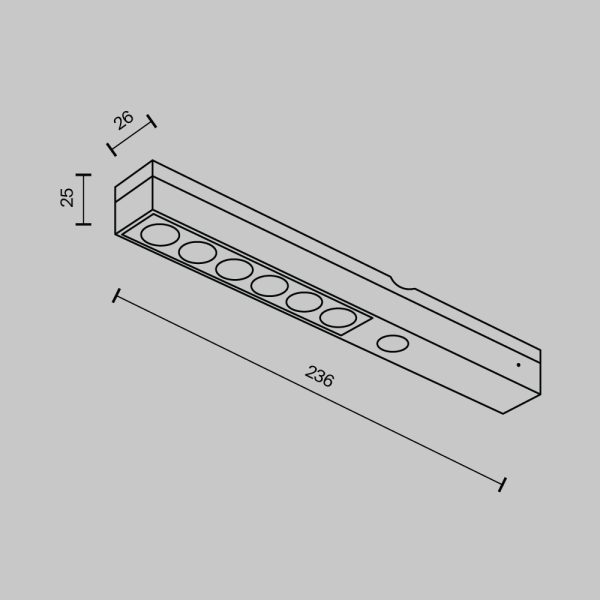 Торговое оборудование  Technical C120-12W-B — изображение 4