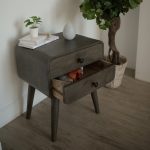 Тумбочка прикроватная из массива, АЛЬРИК ГРЕЙ — изображение 4