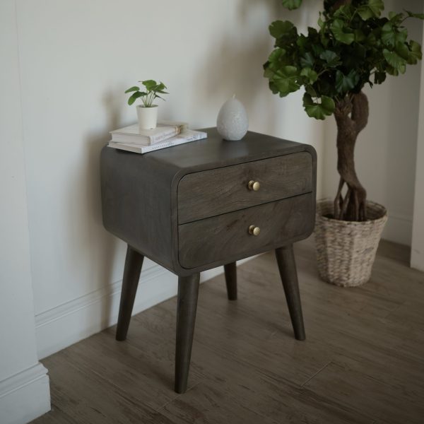 Тумбочка прикроватная из массива, АЛЬРИК ГРЕЙ — изображение 5
