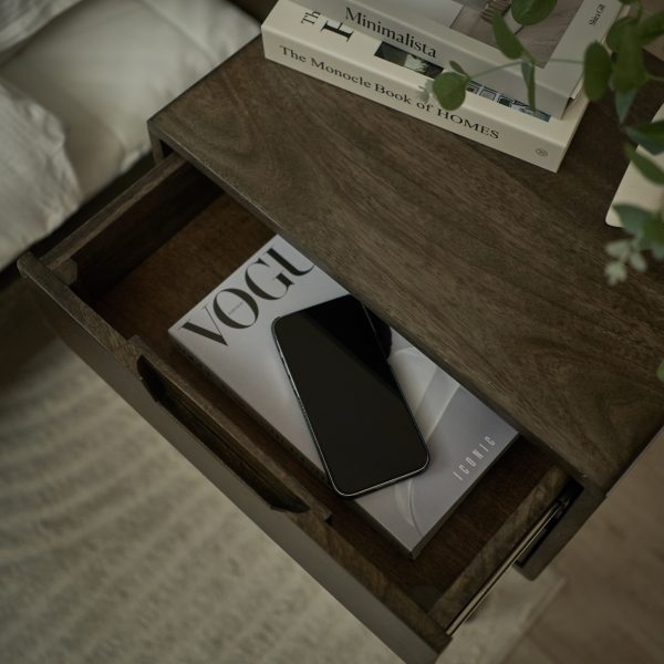 Тумбочка прикроватная из массива, ФРИГГ ГРЕЙ — изображение 4