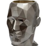 V3937 Кашпо "Голова мужчины" 29*37*39см