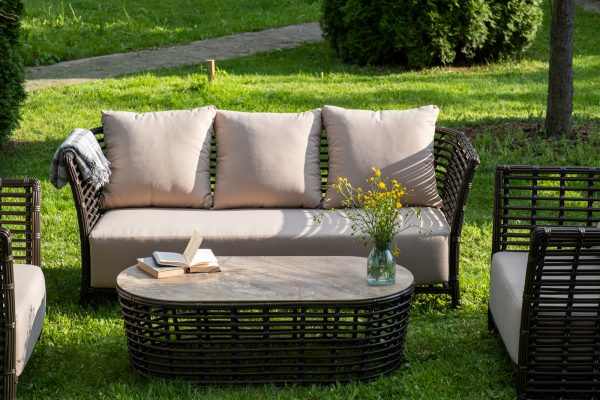 "Валенсия" лаунж-зона из искусственного ротанга, цвет бронзовый — изображение 3