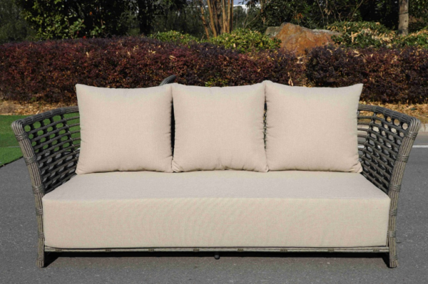 "Валенсия" лаунж-зона из искусственного ротанга, цвет серый — изображение 3