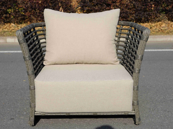 "Валенсия" лаунж-зона из искусственного ротанга, цвет серый — изображение 5