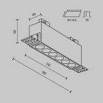 Встраиваемый светильник Technical DL065-12W3-6K-TRS-W — изображение 2
