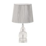 X387275 Лампа настольная (плафон серебряный) d26.5см