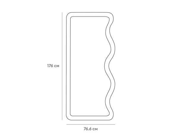 Зеркало напольное Francis светло-зеленый — изображение 5