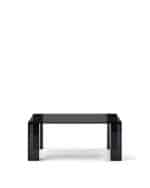 Журнальный столик Adularia из стекла темно-серого цвета 85 x 85