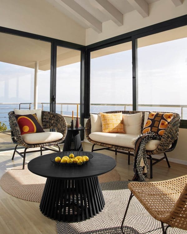 Журнальный столик Irune Ø80 черный — изображение 2