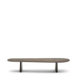 Журнальный столик Pirita из массива дуба в темной отделке