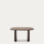 Журнальный столик Pirita из массива дуба в темной отделке